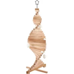 Online Gifi Sapin de Noël modulable lattes de bois naturel