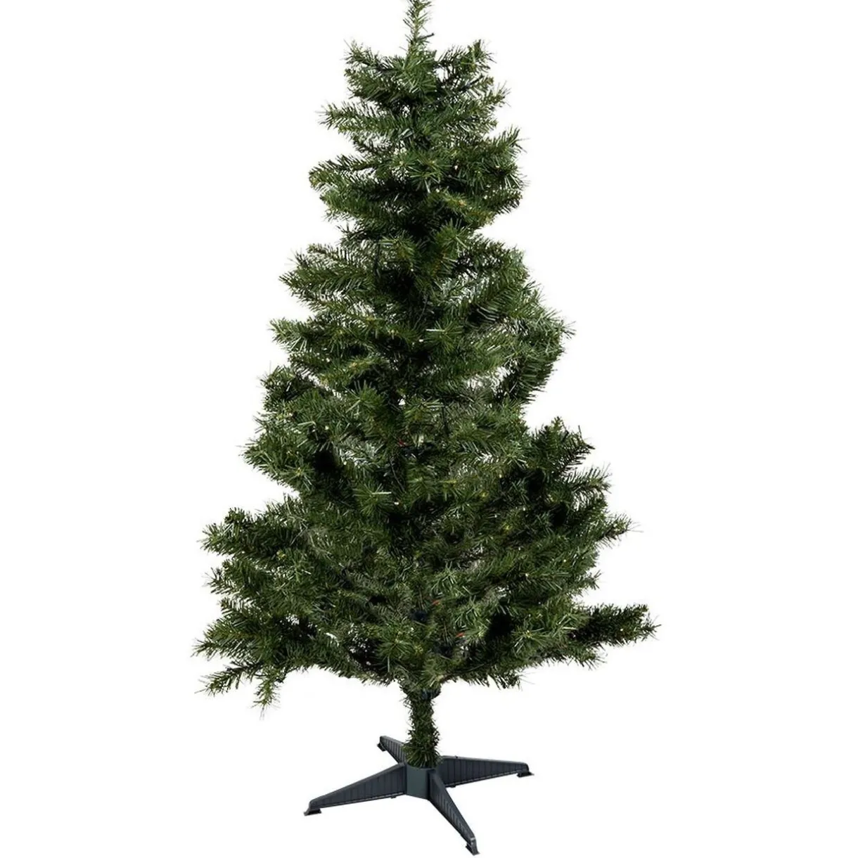 Discount Gifi Sapin de Noël vert lumineux 120 LED H150 cm
