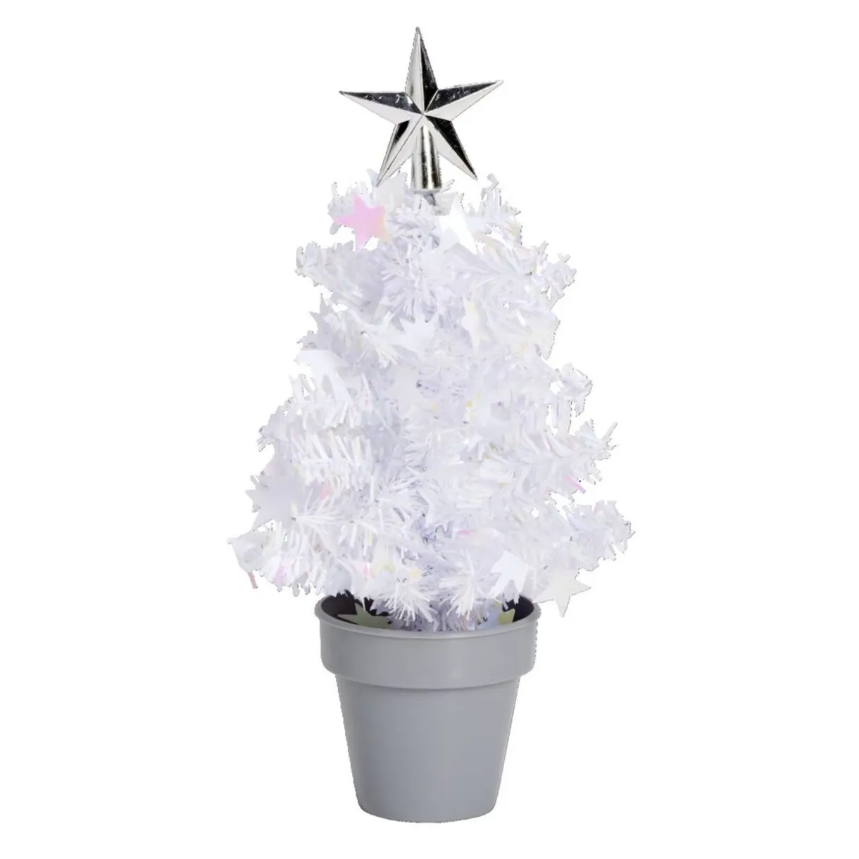 Online Gifi Sapin guirlande en pot à poser Ø11,5xH20cm - 3 coloris