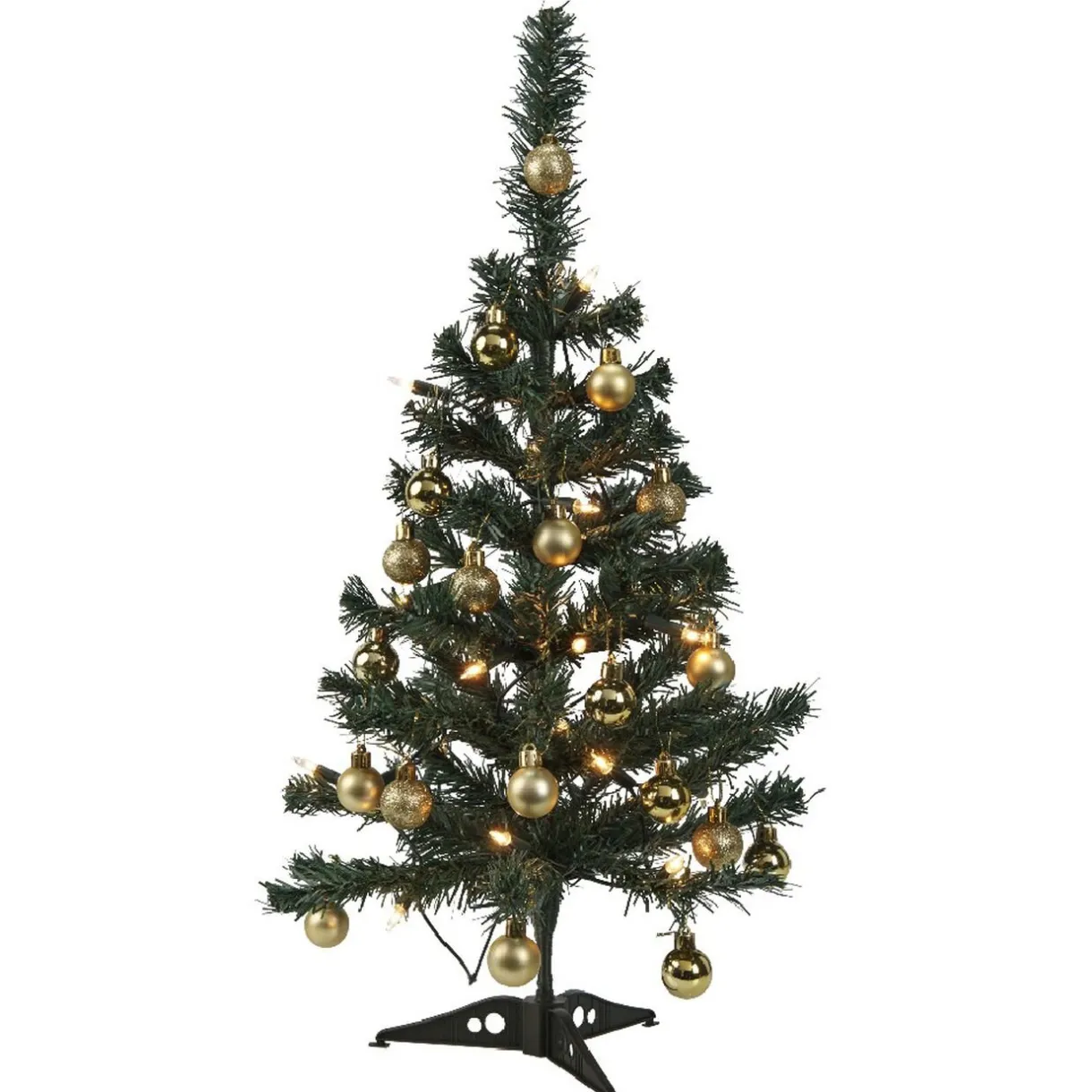 New Gifi Sapin lumineux blanc et doré 20 LED