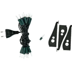 New Gifi Sapin lumineux blanc et doré 20 LED