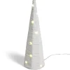 Gifi Sapin lumineux 50LED blanc chaud H100cm^ Décoration Extérieure De Noël