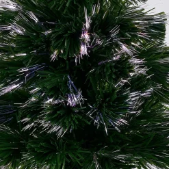 Outlet Gifi Sapin Noël Vert en fibre optique 6 Led Multicolore H60 cm