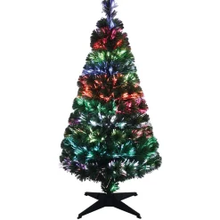Best Gifi Sapin Noël Vert en fibre optique 16 Led Multicolore H120 cm