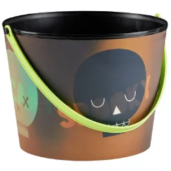 Clearance Gifi Seau à bonbons Halloween avec effet d'optique multicolore