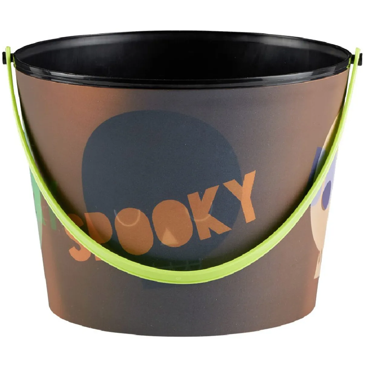 Clearance Gifi Seau à bonbons Halloween avec effet d'optique multicolore