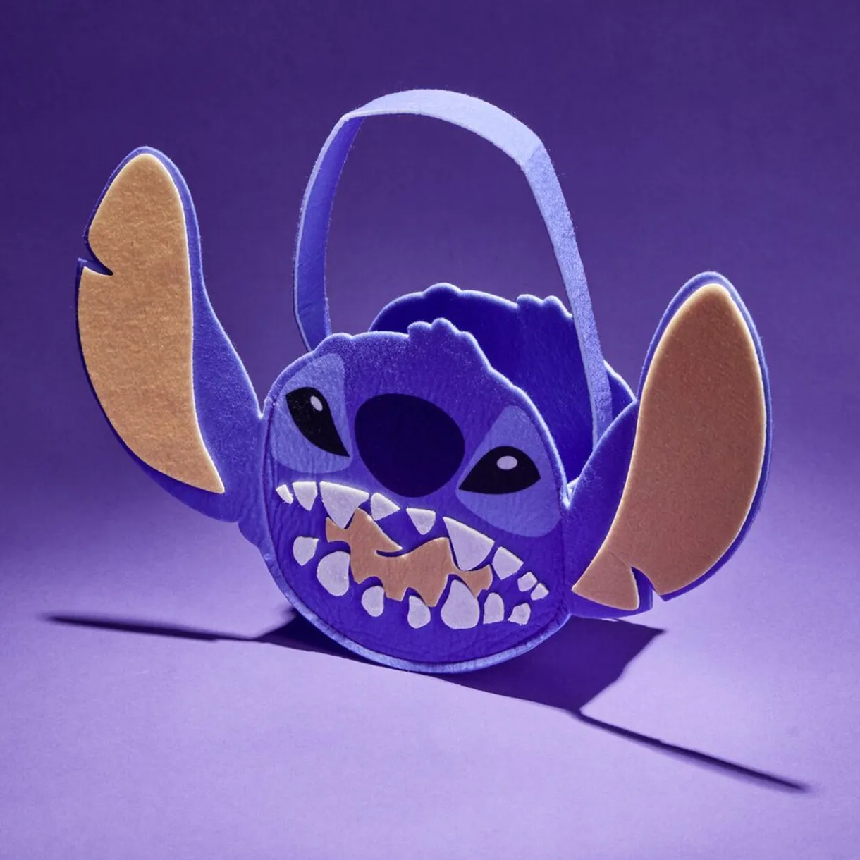 Discount Gifi Seau à bonbons Halloween Disney Stitch bleu