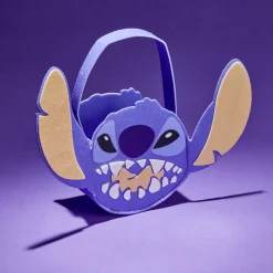 Discount Gifi Seau à bonbons Halloween Disney Stitch bleu