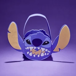 Discount Gifi Seau à bonbons Halloween Disney Stitch bleu