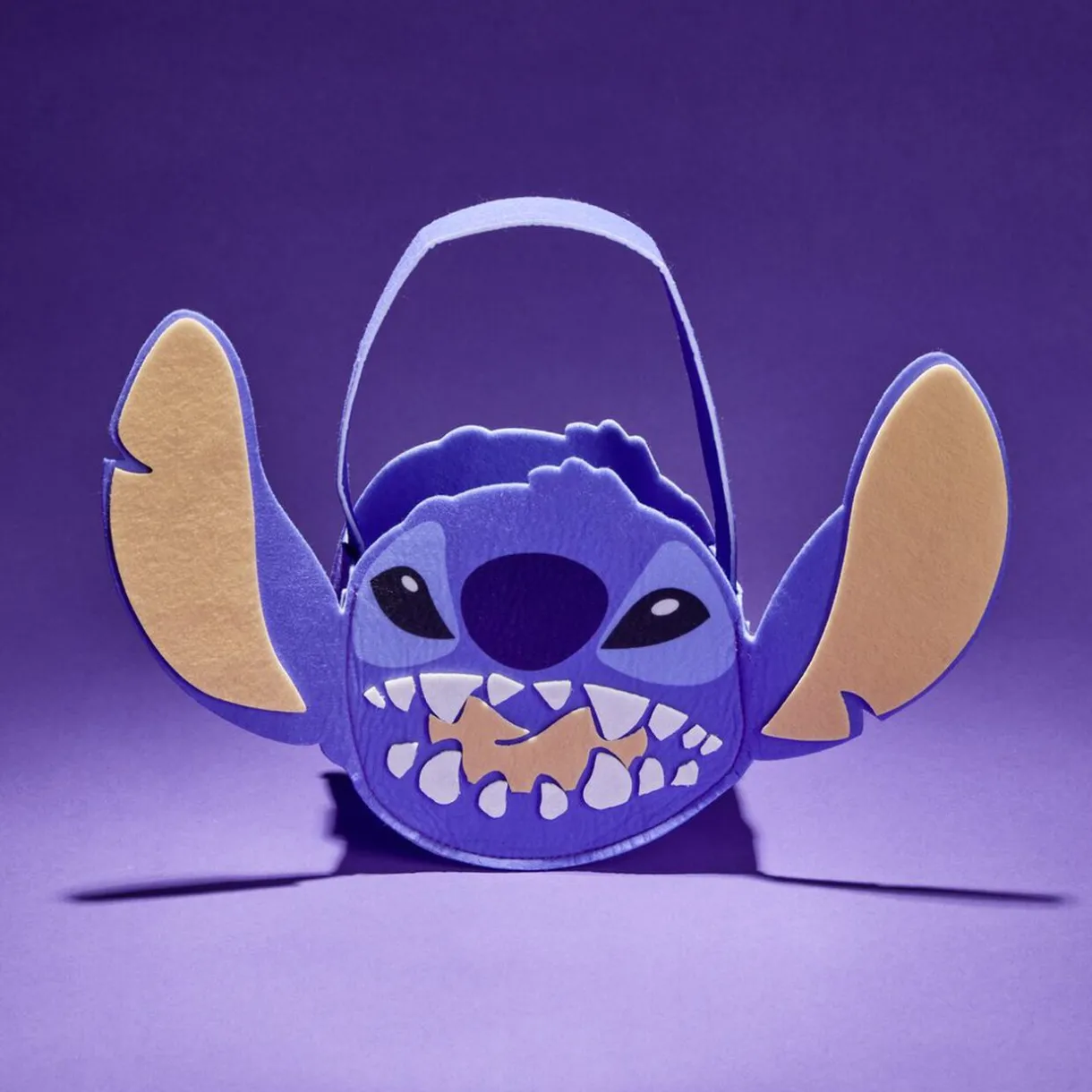 Discount Gifi Seau à bonbons Halloween Disney Stitch bleu