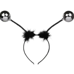 Best Gifi Serre tête boule à facette avec plume fantaisie