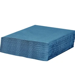 Best Gifi Serviette carré unie bleu canard 2 plis en papier x50