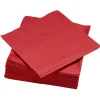 Sale Gifi Serviette carré unie rouge 2 plis en papier x50