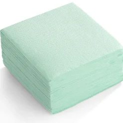 Outlet Gifi Serviette cocktail 2 plis en papier vert pastel x40