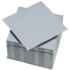 Best Gifi Serviette cocktail carrée gris clair 2 plis en papier x40