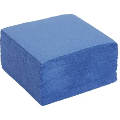 Outlet Gifi Serviette cocktail 25x25cm en papier bleu nuit x40