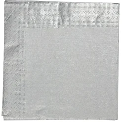 Outlet Gifi Serviette en papier argenté x 40