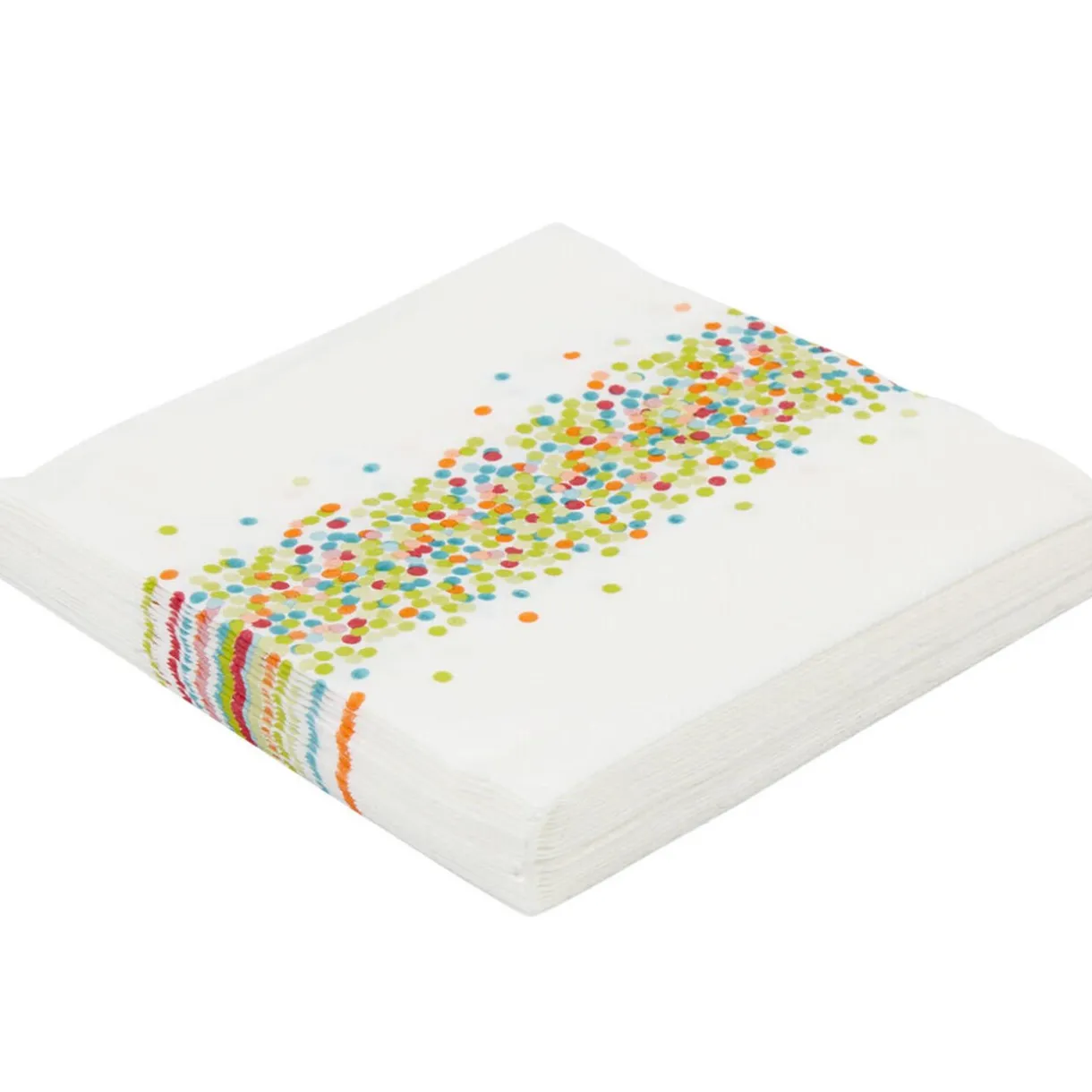 Best Gifi Serviette en papier design confettis multicolores x20