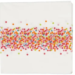 Best Gifi Serviette en papier design confettis multicolores x20