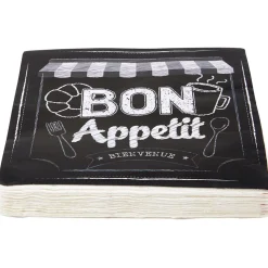 Best Gifi Serviette en papier design bon appétit x20