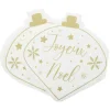 Best Gifi Serviette en papier design boule de Noël x10