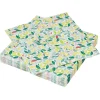 Outlet Gifi Serviette en papier imprimé feuillage multicolore x20