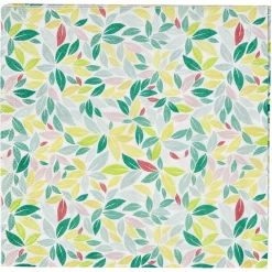 Outlet Gifi Serviette en papier imprimé feuillage multicolore x20