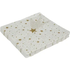 Outlet Gifi Serviette en papier motif étoiles dorées x20