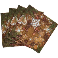Sale Gifi Serviette en papier motif biscuits de Noël x20