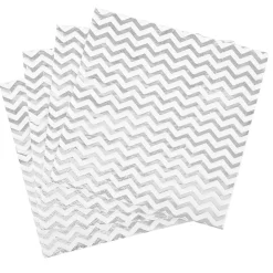 Outlet Gifi Serviette en papier motif zig zag noir et blanc x 16