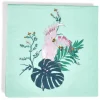 Outlet Gifi Serviette en papier motif oiseau tropical bleu vert x20