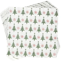 Outlet Gifi Serviette en papier motif sapin de Noël x20
