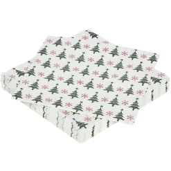 Outlet Gifi Serviette en papier motif sapin de Noël x20