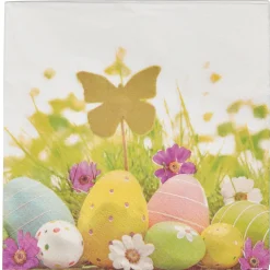 Outlet Gifi Serviette en papier Pâques motif oeufs x20