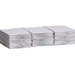 Sale Gifi Serviette en papier pré pliée argentée x12