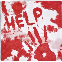 Outlet Gifi Serviette ensanglantée Blood x8