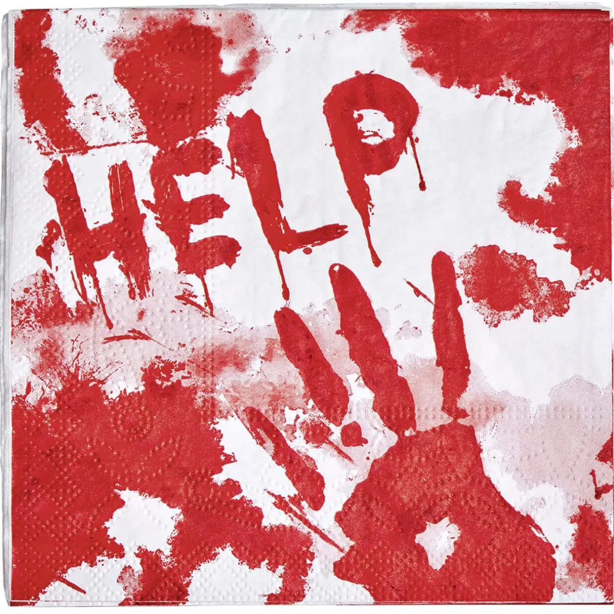 Outlet Gifi Serviette ensanglantée Blood x8