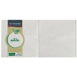 Outlet Gifi Serviette jetable blanc x150