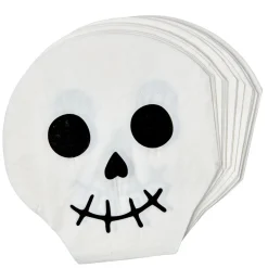 Sale Gifi Serviette jetable Halloween motif tête de mort x10