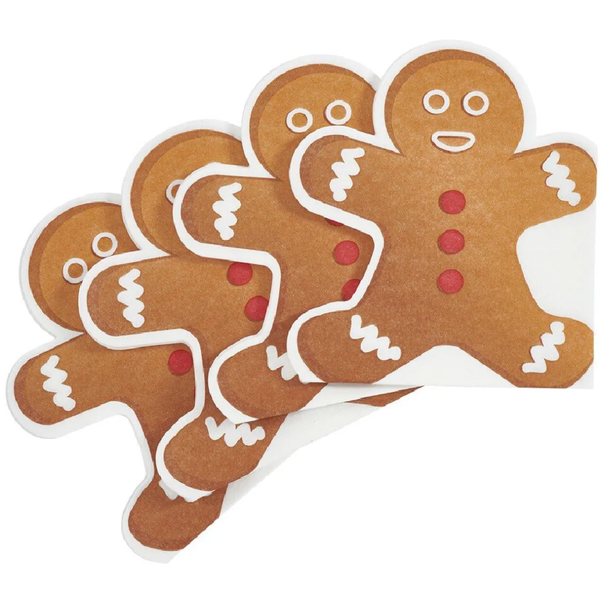 Outlet Gifi Serviette jetable motifs pain d’épices x12