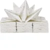 Sale Gifi Serviette jetable pré pliée blanche étoiles argentées x12