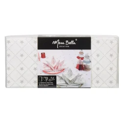 Sale Gifi Serviette jetable pré pliée blanche étoiles argentées x12