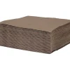 Outlet Gifi Serviette jetable 38x38 cm uni taupe x40