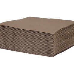 Outlet Gifi Serviette jetable 38x38 cm uni taupe x40