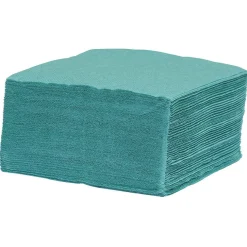 Best Gifi Serviette jetable 25x25 cm uni vert émeraude x40