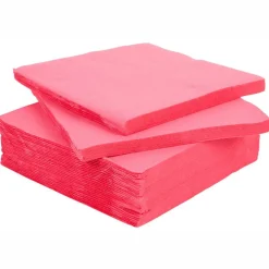Outlet Gifi Serviette papier carré rose x40
