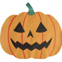 Best Gifi Serviette papier Halloween forme citrouille orange 35,5x38,5cm x20