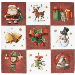 Outlet Gifi Serviette papier Noel x20
