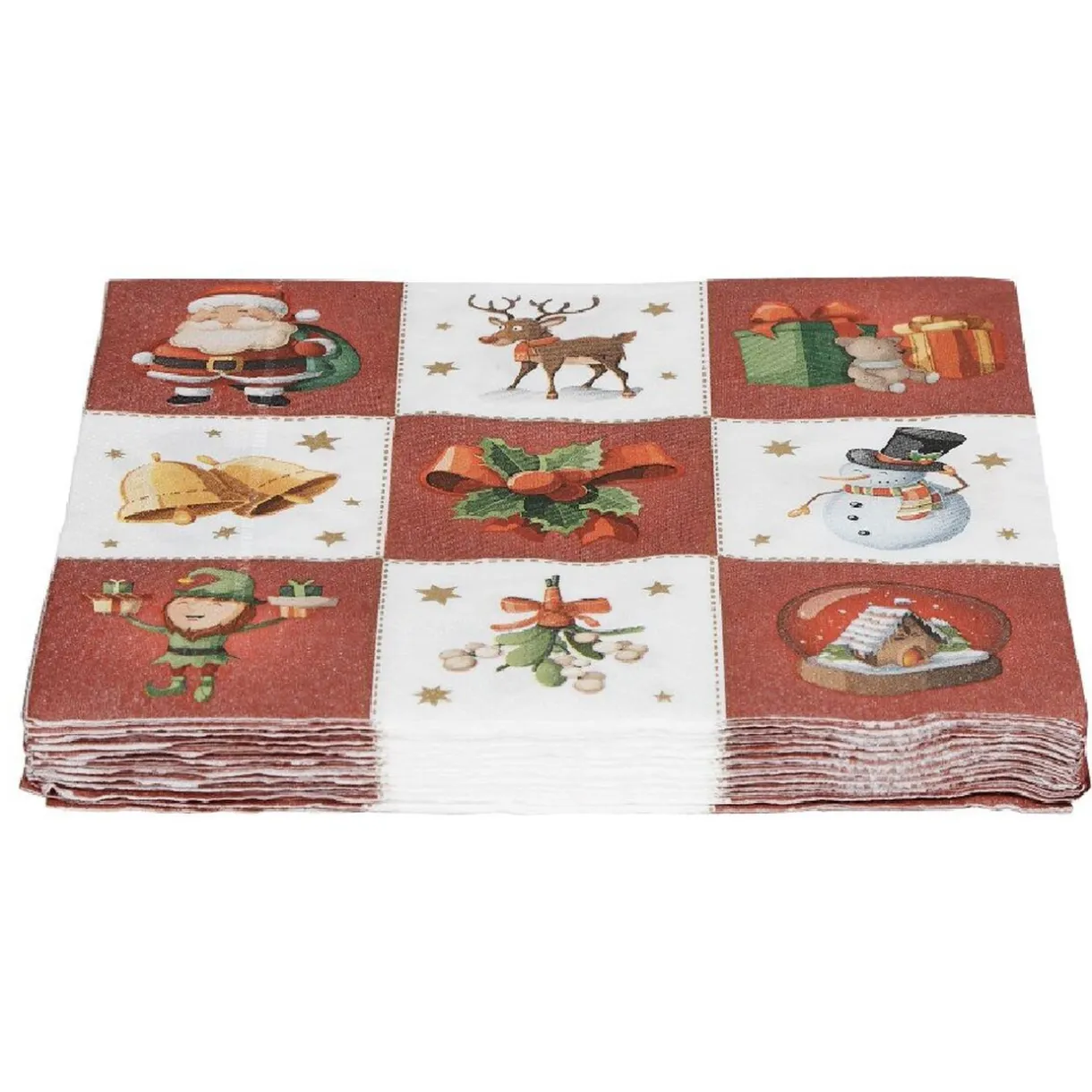 Outlet Gifi Serviette papier Noel x20