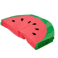 Sale Gifi Serviette papier vert rose déco tranche de pastèque x 20